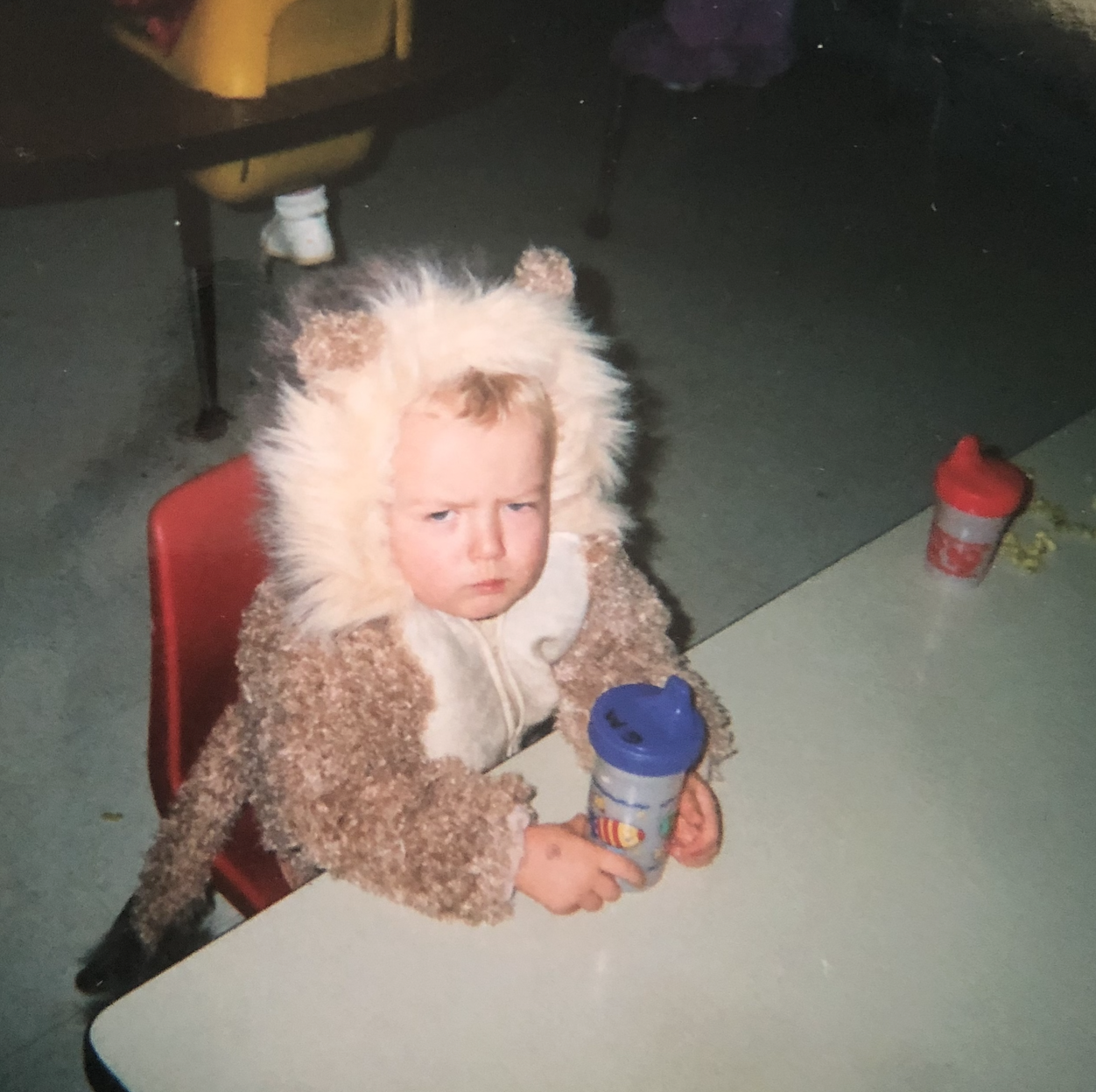 Picture of me upset as a child